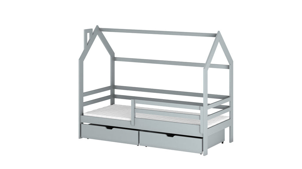 Wooden Single Bed Lila Bed With Storage