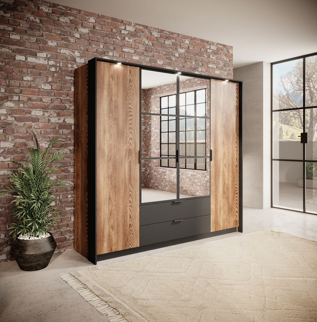 Liberty Milton Hinged Door Wardrobe 223cm