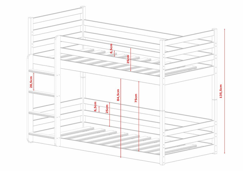 Wooden Bunk Bed Mini
