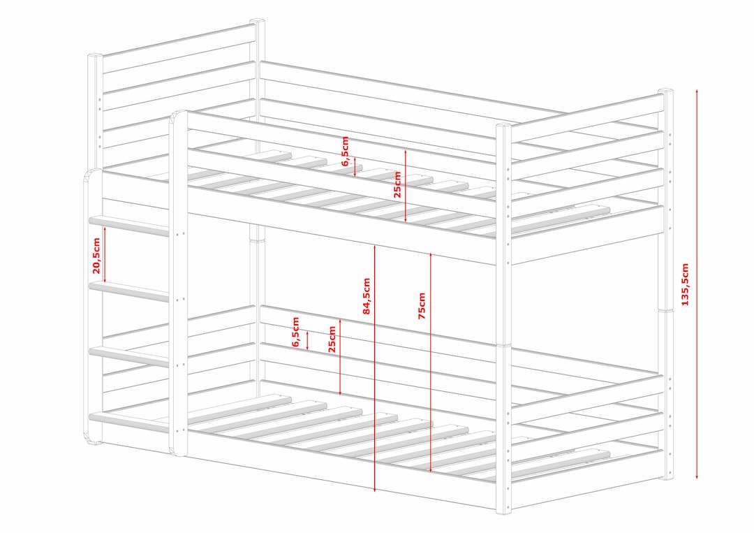 Wooden Bunk Bed Mini