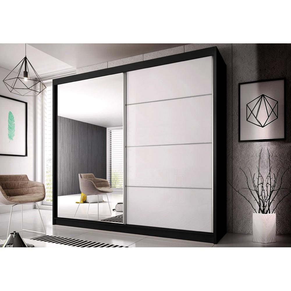 Liberty Multi 35 Sliding Mirror Door Wardrobe 183cm
