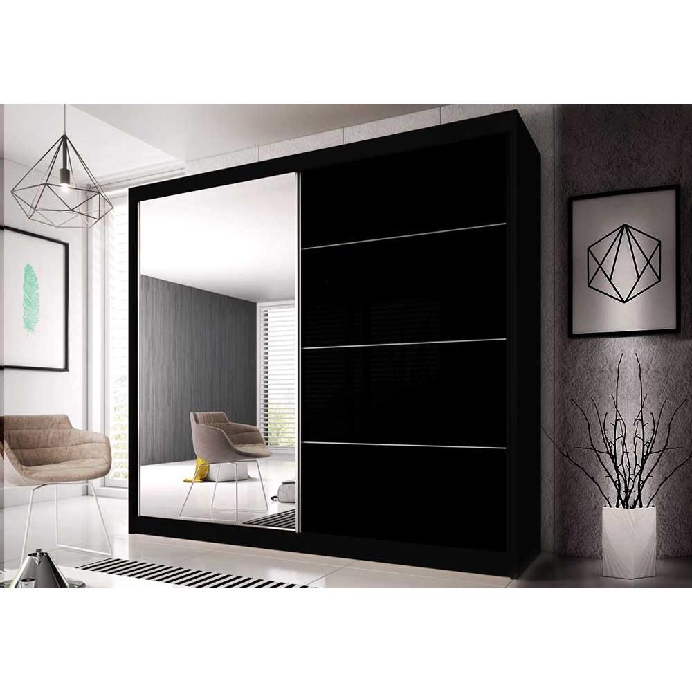 Liberty Multi 31 Sliding Mirror Door Wardrobe 183cm