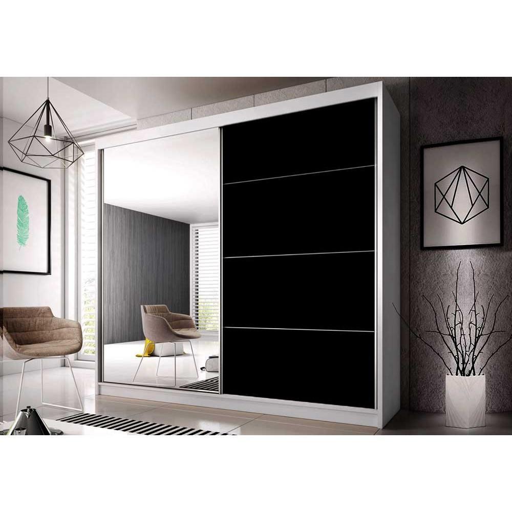 Liberty Multi 31 Sliding Mirror Door Wardrobe 203cm