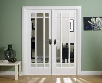 Internal White Primed Manhattan W4 Room Divider Set