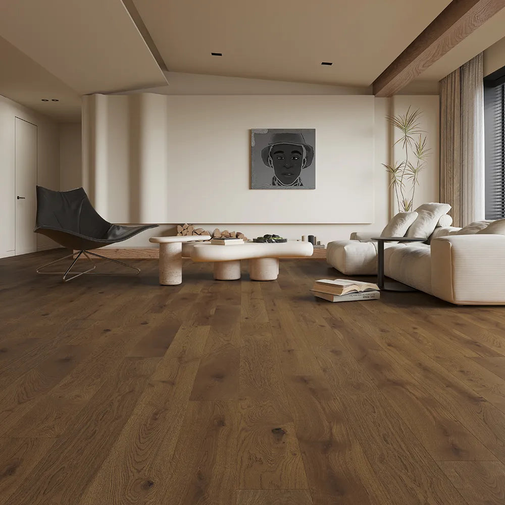 Liberty Floors Maxiply Harvest Oak Brushed Matt Lacquered Click 12x190mm 12mm Engineered Wood Flooring