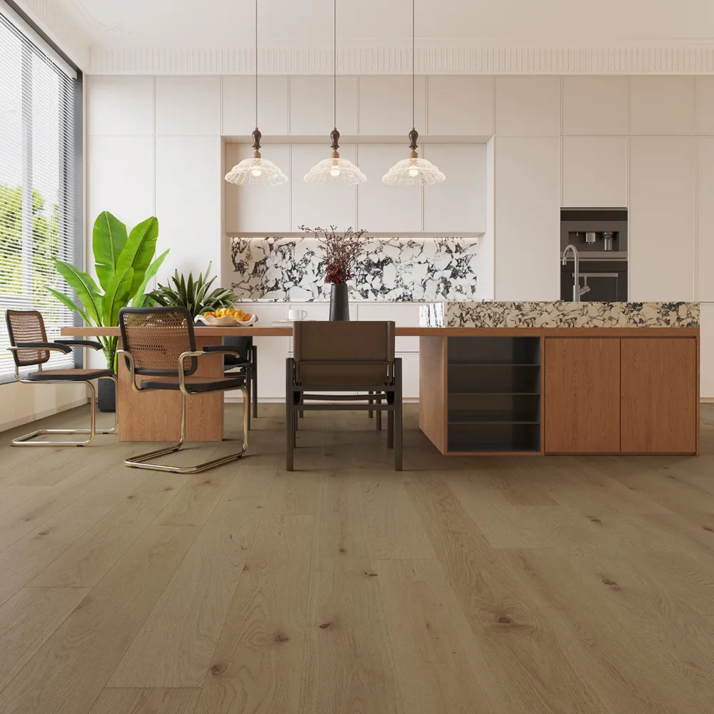 Liberty Floors Maxiply Blonde Oak Brushed Matt Lacquered Click 12x190mm 12mm Engineered Wood Flooring