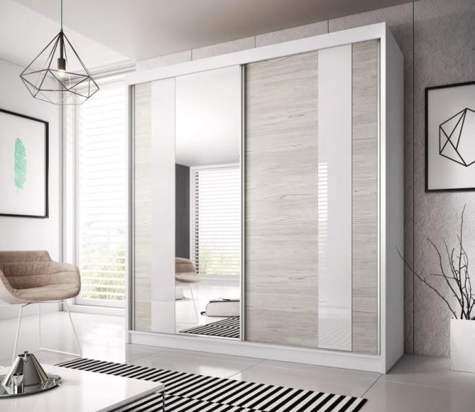 Liberty Multi 32 Sliding Mirror Door Wardrobe 233cm