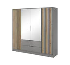 Liberty Nelly Hinged Door Wardrobe 206cm [Mirror]