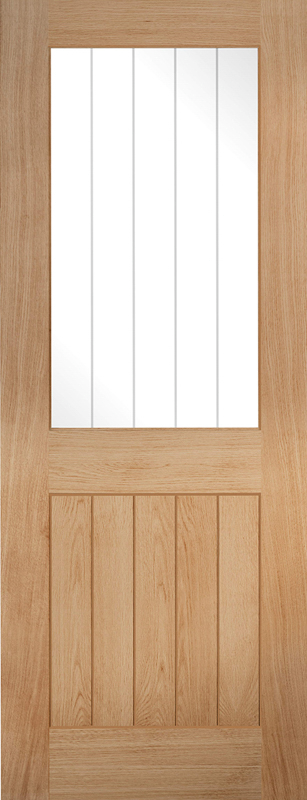 LPD Internal Oak Door Belize 1L Glazed