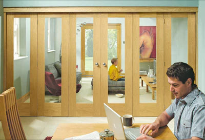 XL Joinery Oak Freefold Door System