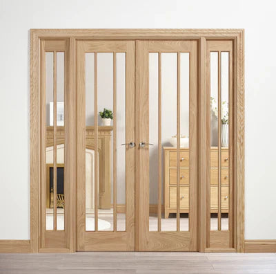 LPD Oak Lincoln W6 Room Divider Set