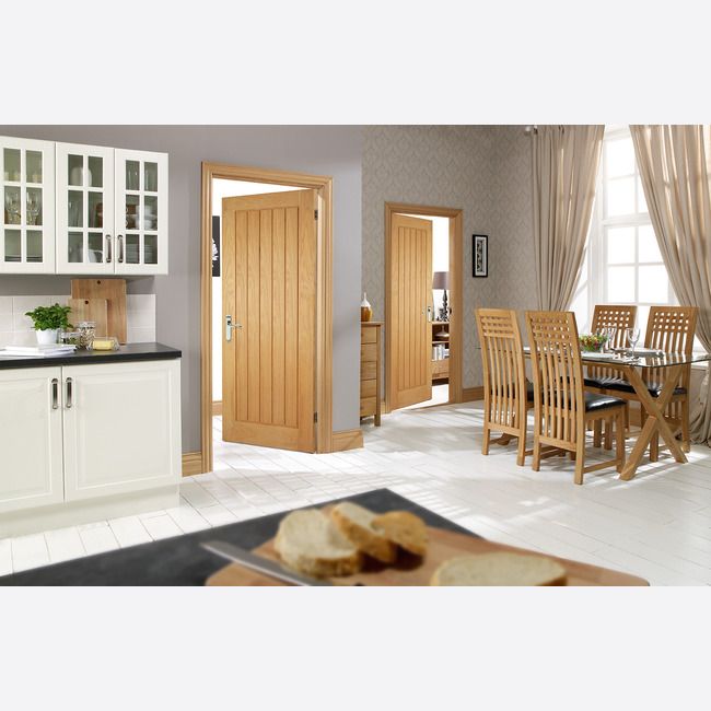 LPD Internal Oak Belize Door