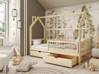 Wooden Single Bed Oskar Bed With Storage