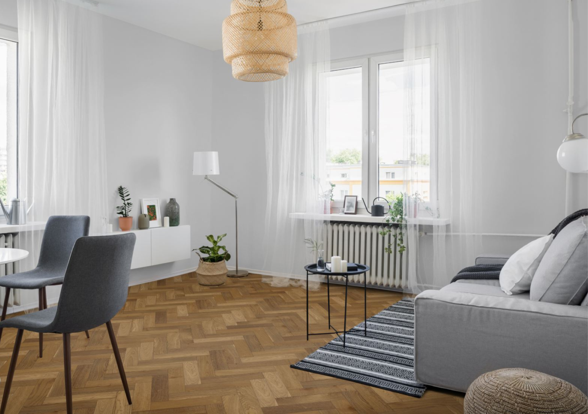 Liberty Lignum Strata Harvest Oak 15x90mm 15mm Engineered Wood Flooring Herringbone