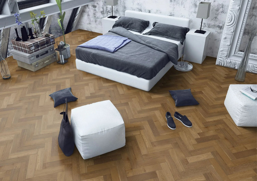 Liberty Lignum Strata Harvest Oak 15x90mm 15mm Engineered Wood Flooring Herringbone