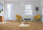 Liberty Natural Oak 15x90mm Matt Lacquered & Brushed Herringbone 15mm Engineered Wood Flooring