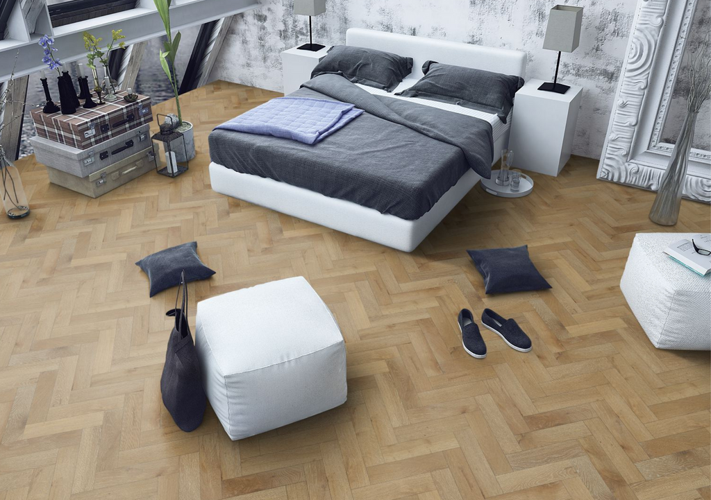 Liberty Lignum Strata Orchid White Oak 15x90mm 15mm Engineered Wood Flooring Herringbone