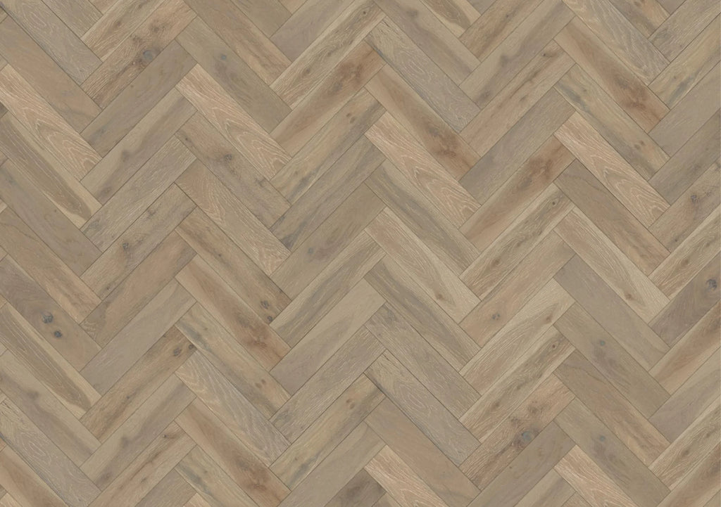 Liberty Lignum Strata Pearl Grey Oak 15x90mm 15mm Engineered Wood Flooring Herringbone