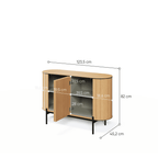 Rotto RT-02 Sideboard Cabinet 124cm