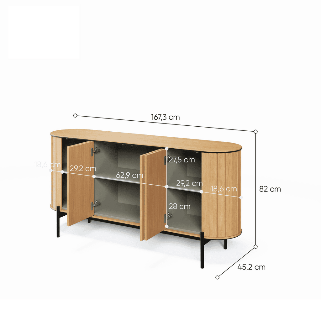 Rotto RT-03 Sideboard Cabinet 167cm