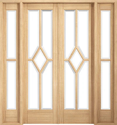 LPD Oak Reims W6 Room Divider Set