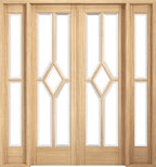 LPD Oak Reims W6 Room Divider Set
