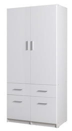 Liberty Snow 03 Hinged Door Wardrobe 92cm