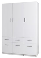 Liberty Snow 04 Hinged Door Wardrobe 136cm