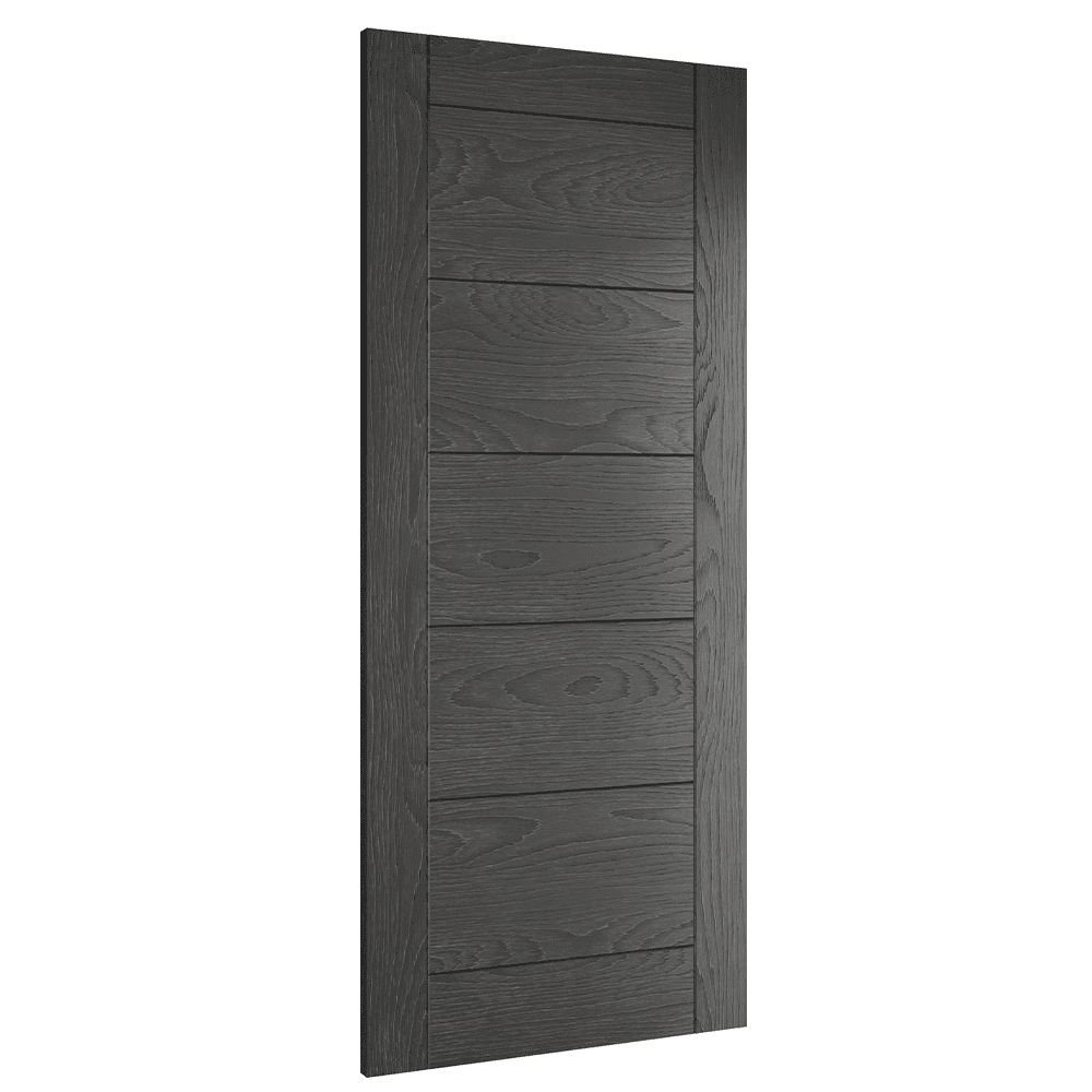 Deanta Seville Brushed Black Oak Internal Door