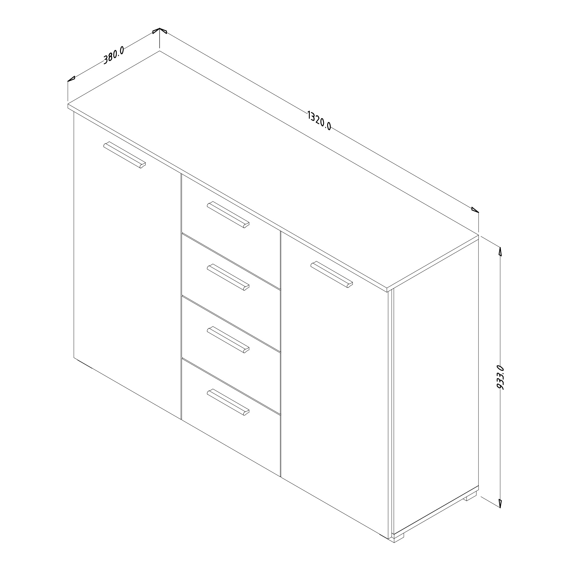 Beta Sideboard Cabinet