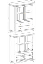 Evora 46 Display Cabinet