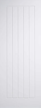 Internal Solid White Primed Mexicano Fire Door FD60