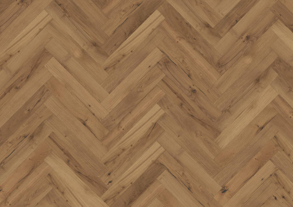 Liberty Sienna Sparta Oak Herringbone 14mm Engineered Wood Flooring 90mm