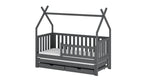 Wooden Single Bed Tytus With Trundle