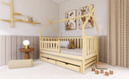 Wooden Single Bed Tytus With Trundle