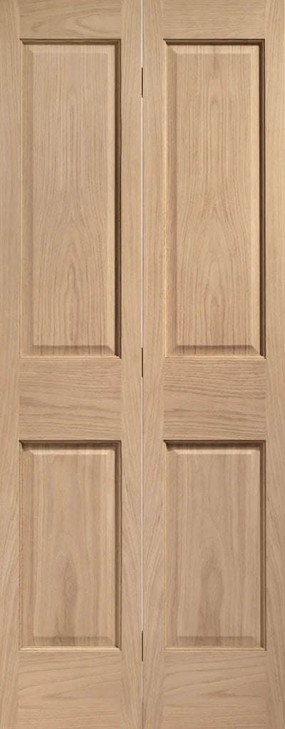 XL Joinery Oak Victorian 4 Panel Bi-Fold