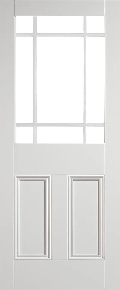 Internal White Solid Primed Downham Unglazed Door