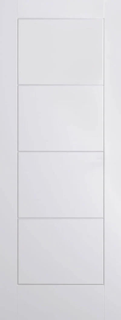 Intenal White  Laminate Pre-Finished Fire Door
