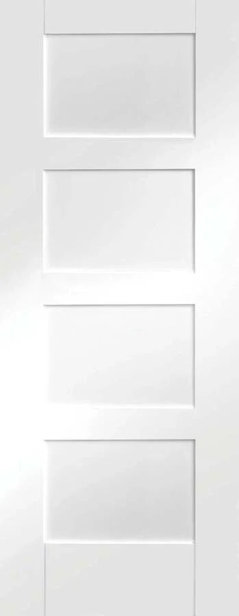 Internal White Primed Shaker 4 Panel