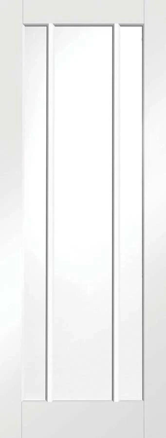 Internal White Primed Worcester Clear Glazed Door
