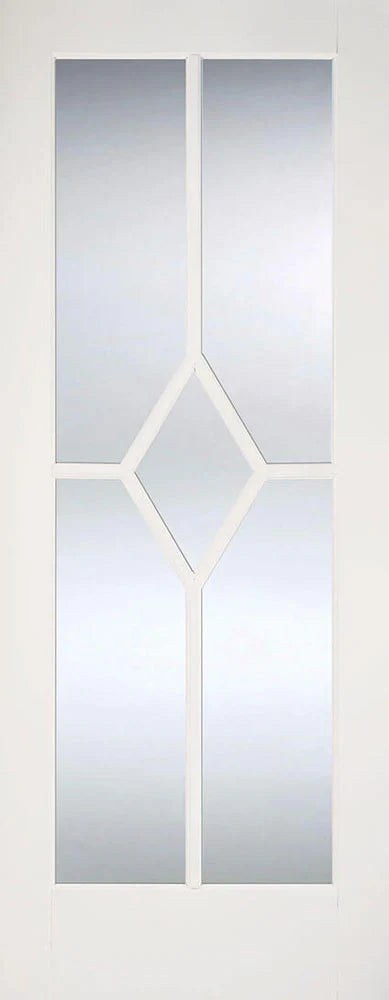 Internal White Reims Glazed Door