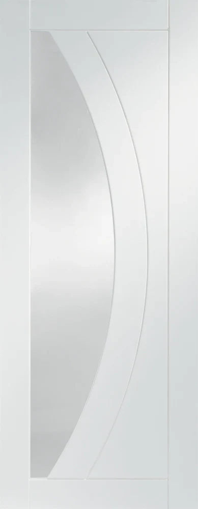 Internal Primed Salerno Clear Glazed Firedoor