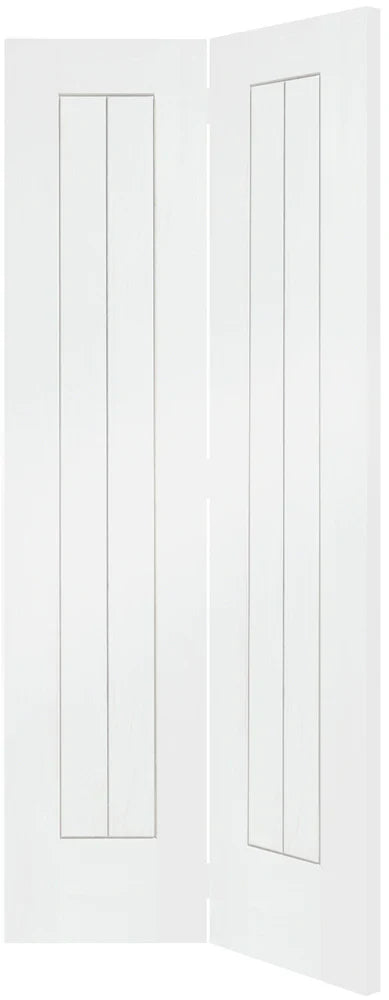 Internal White Primed Suffolk Bi-Fold