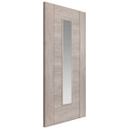 Liberty Internal Grey Laminate Alabama Fumo Clear Glazed Door Pre-Finished
