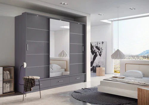 Liberty AR-01 Sliding Door Wardrobe 250cm 3 Door