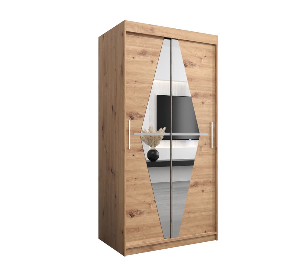 Liberty Boliwia Sliding Door Wardrobe 100cm