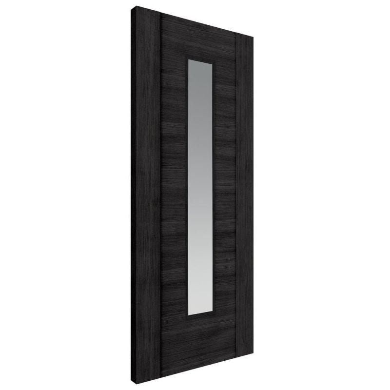 Liberty Internal Grey Laminate Alabama Cinza Clear Glazed Door Pre-Finished