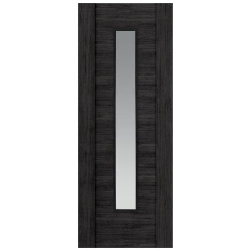 Liberty Internal Grey Laminate Alabama Cinza Clear Glazed Door Pre-Finished