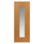 Liberty Internal Oak Axis Clear Glazed Door Prefinished