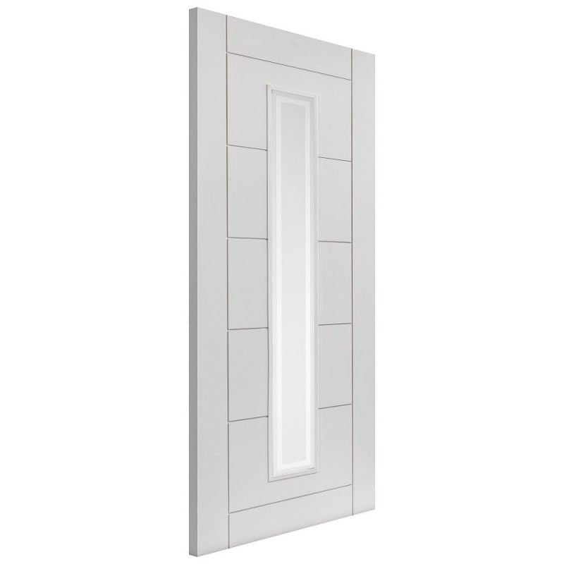 Liberty Internal White Primed Barbican Clear Glazed Door